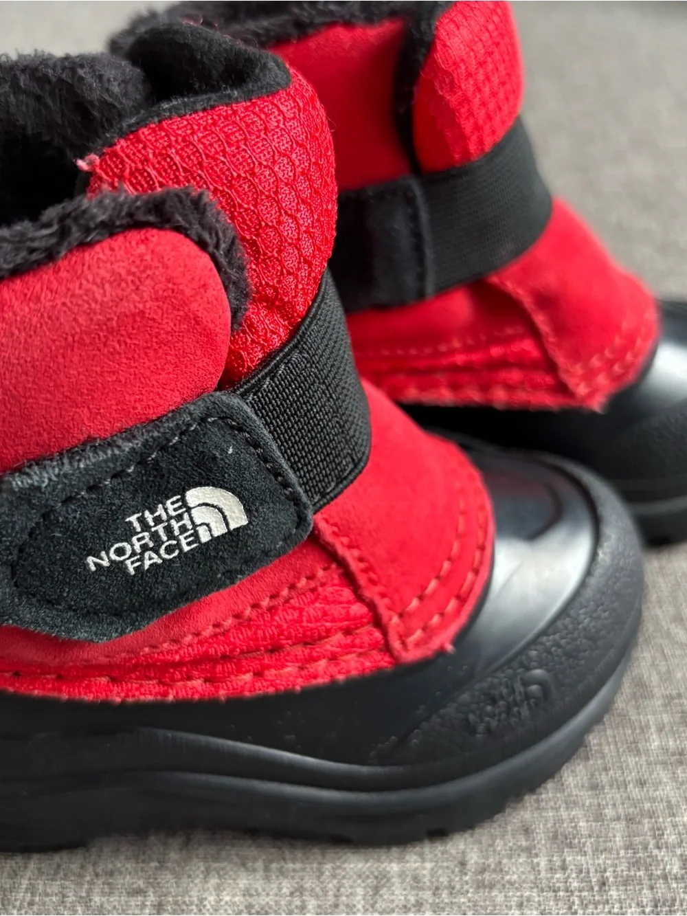 The North Face bright red